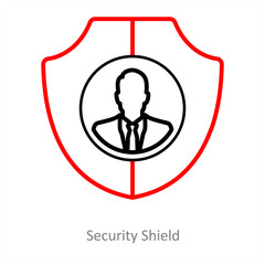 Security Shield And Protection Icon Concept
