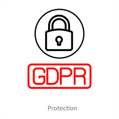 Protection And Shield Icon Concept