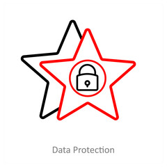 Data Protection And Gdpr Icon Concept