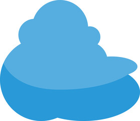 Blue Cloud Illustration