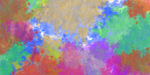 Abstract Multicolor Distressed Vintage and Realistic Rusty textured Metal Grunge Watercolor Paint Stains for Fabric Printing, Website Background, Presentations, Brochures, and Luxury/Premium Packaging