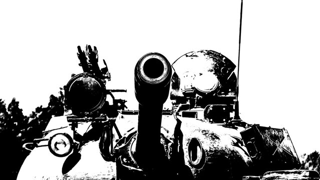 TANK BARREL - Armored military vehicle of Soviet (Russia) construction
