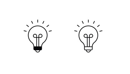 Idea icon design with white background stock illustration