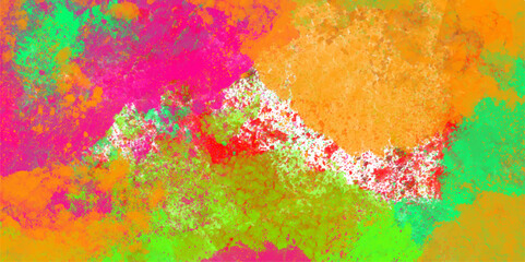 Abstract Multicolor Distressed Vintage and Realistic Rusty textured Metal Grunge Watercolor Paint Stains for Fabric Printing, Website Background, Presentations, Brochures, and Luxury/Premium Packaging