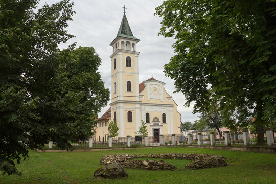 Church of the Nativity of the Blessed Virgin Mary (Slovak: R&iacute;mskokatol&iacute;cky farsk&yacute; kostol Narodenia Panny M&aacute;rie) in Michalovce city, Slovakia