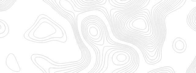 Abstract pattern with lines. Abstract sea map geographic contour map and topographic contours map background. Abstract white pattern topography vector background. Topographic line map background.