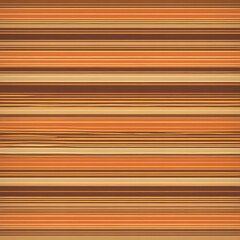 Obraz premium Retro Palm Beach Design with Horizontal Stripes in Warm Orange, Yellow, and Brown - Vintage T-shirt Illustration.