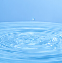 水しぶきのアクションショット