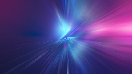 Fototapeta premium Futuristic abstract neon empty street background, neon light.