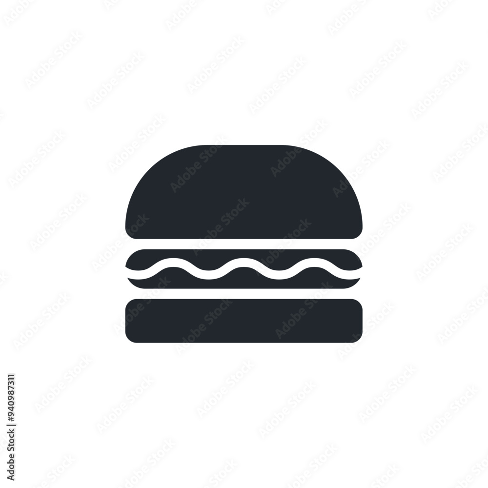 Poster hamburger icon. menu symbol template for graphic and web design collection logo vector illustration