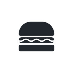 Hamburger icon. Menu symbol template for graphic and web design collection logo vector illustration