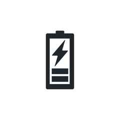 Battery icon symbol template for graphic and web design collection logo vector illustration