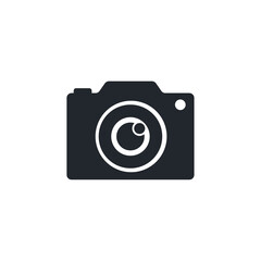 Camera icon symbol template for graphic and web design collection logo vector illustration