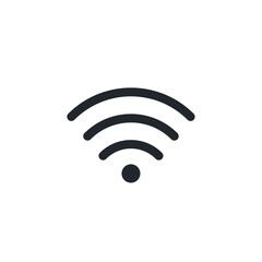 Wi-Fi icon symbol template for graphic and web design collection logo vector illustration