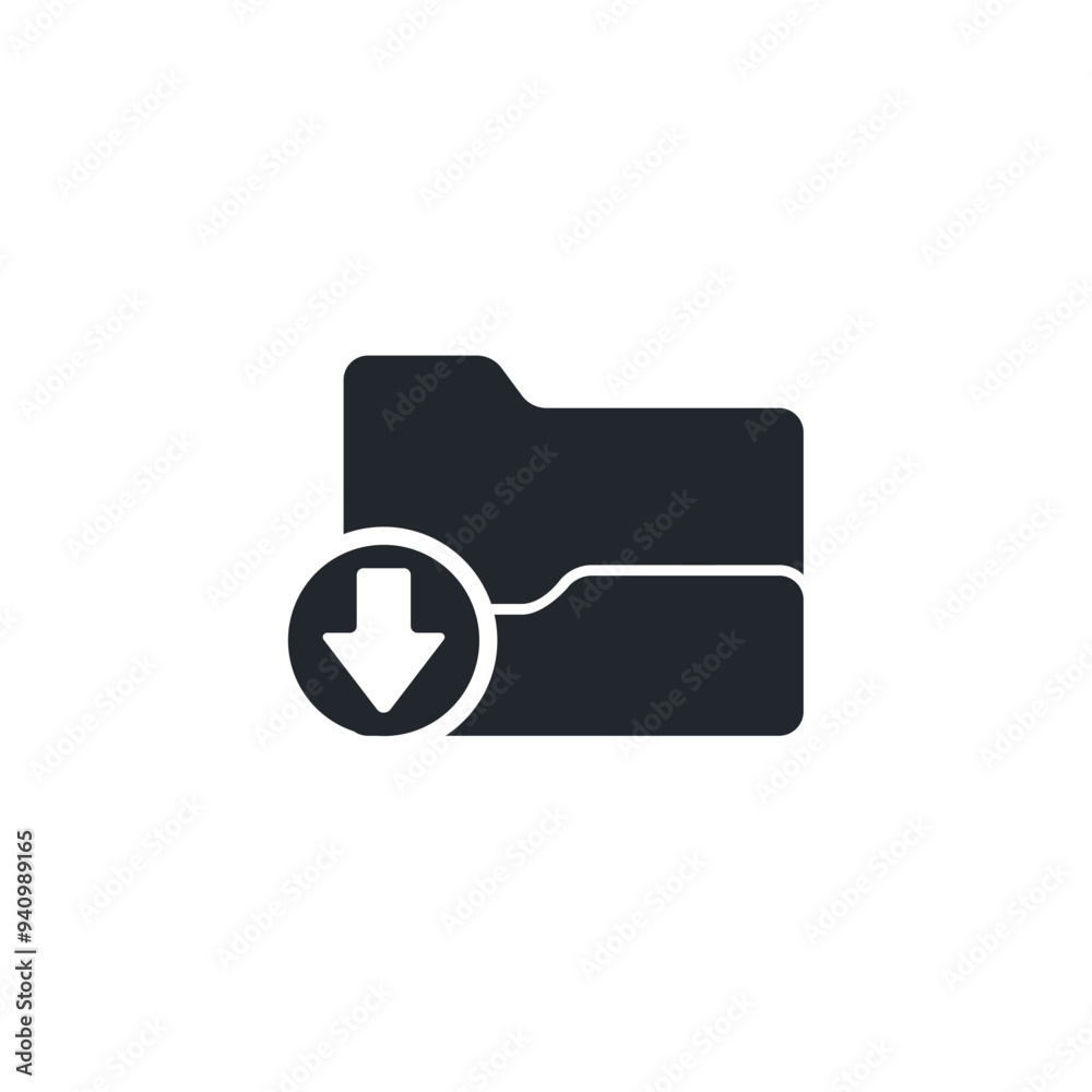 Aufkleber save document icon symbol template for graphic and web design collection logo vector illustration
