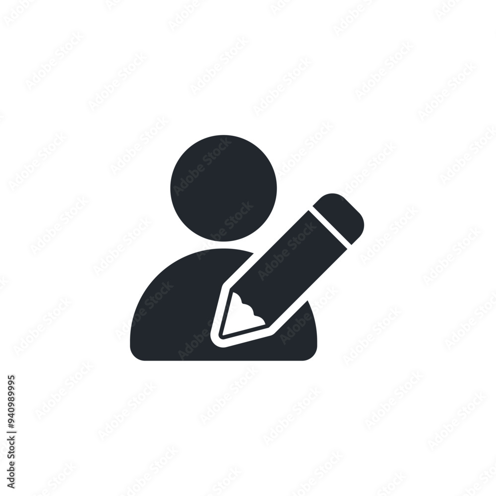 Poster sign up icon symbol template for graphic and web design collection logo vector illustration
