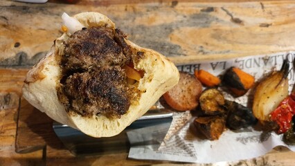 Grilled Kebab Pita – Smoky and Flavorful Middle Eastern