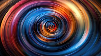 Fototapeta premium Abstract swirls of colors in dynamic motion