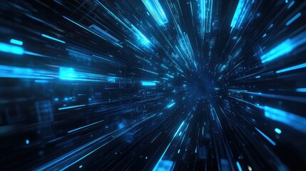 Obraz premium Abstract technology banner in the metaverse