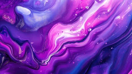 Abstract neon liquid wavy background. Liquid art, marbling texture