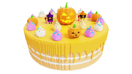 ハロウィンケーキ　パンプキン
