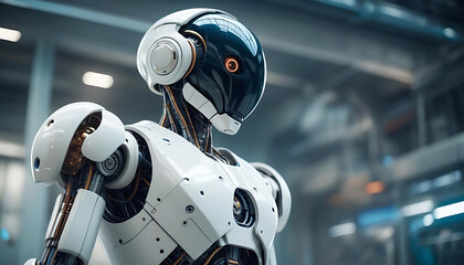 robot and spaceship back to planet