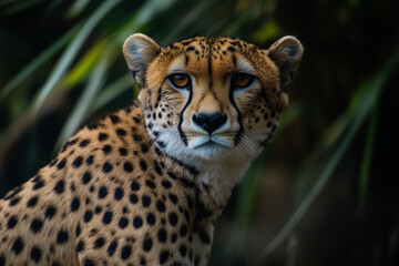 Fototapeta premium Future Wildlife Sanctuary: Virtual Safari Tours in Exotic Habitats