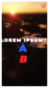 Poll Media 2 Answers Vertical Slideshow 286