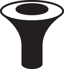 Funnel Tool Icon Illustration