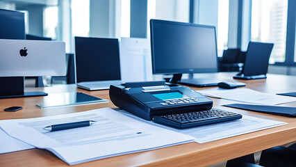 computer in the office