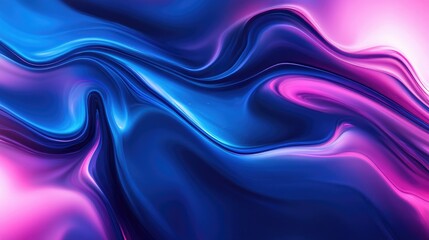 Fototapeta premium Abstract neon liquid wavy background. Liquid art, marbling texture