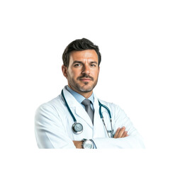 Fototapeta premium Confident Male Doctor with