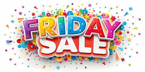 A beautiful black Friday sale text