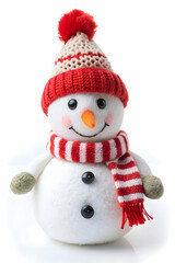 snowman winter sale on white background