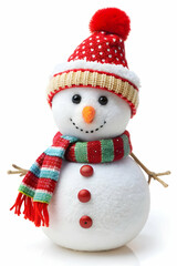 snowman winter sale on white background