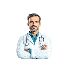 Fototapeta premium Confident Male Doctor with