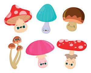 Cute Mushroom Collection