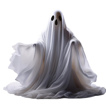 Duch. Halloween. Przejrzyste tło