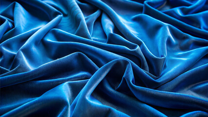 Obraz premium Blue velvet fabric texture