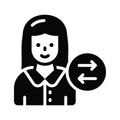 Get this modern design icon of user login in editable style