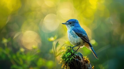 Fototapeta premium Blue Bird on a Branch