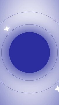 Animated background for video opener with white background and blue objects. Load explosion footage