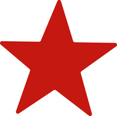 Star symbol. Shine effect. Flat style.