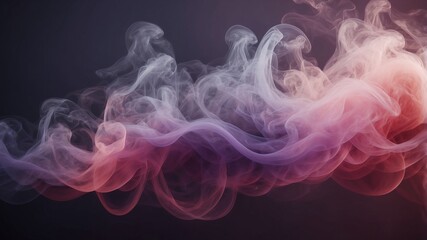 Fototapeta premium Abstract colorful smoke background with purple and pink hues.