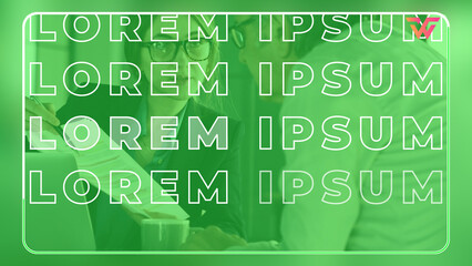 Modern Text Horizontal Slideshow 281