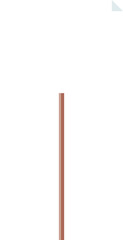 Partial view of a blank vertical banner with a white background and a visible pole.