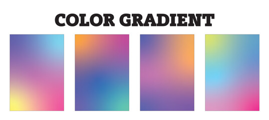 Fototapeta premium color gradient background