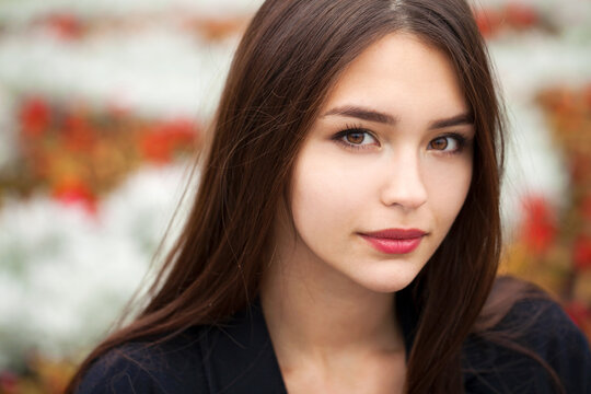 Portrait of a young beautiful girl