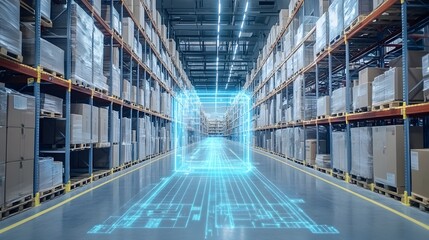 Digital Twin Technology Powering Logistics Center s Optimization of Delivery Routes for Improved Supply Chain Efficiency and Workflow Management