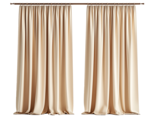 The modern straight curtains